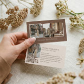 Luxury Modern Elegant Photo Layout Real Estate  Visitekaartje