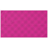 Luxury Modern Elegant Roze Heart Tafelkleed (Voorkant (Horizontaal))