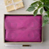 Luxury Modern Elegant Roze Heart Tissuepapier (Geschenk)