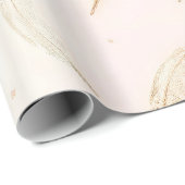 Luxury Modern Feathers Boho Collection Cadeaupapier (Rol Hoek)