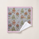 Luxury Modern  Floral Cake Bad Handdoek (Wasdoekje)