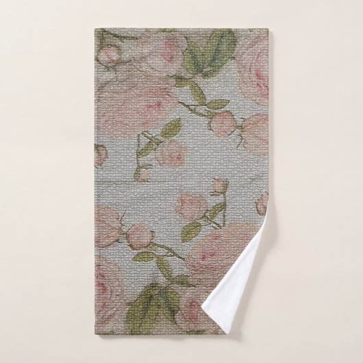 Luxury modern  Floral Roos Bad Handdoek (Handdoek)