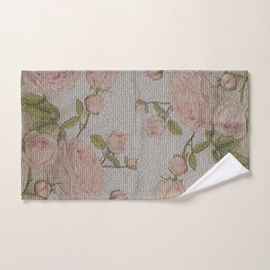 Luxury modern  Floral Roos Bad Handdoek (Handdoek)