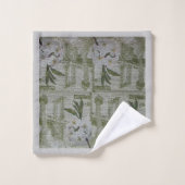 Luxury modern  Floral Roos Bad Handdoek (Wasdoekje)