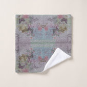 Luxury modern  Floral Roos Bad Handdoek (Wasdoekje)