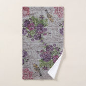 Luxury modern  Floral Roos Bad Handdoek (Handdoek)