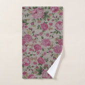 Luxury modern  Floral Roos Bad Handdoek (Handdoek)