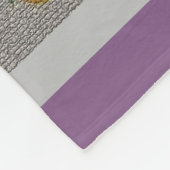 Luxury modern  Floral Roos Fleece Deken (Hoek)