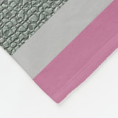 Luxury modern  Floral Roos Fleece Deken (Hoek)