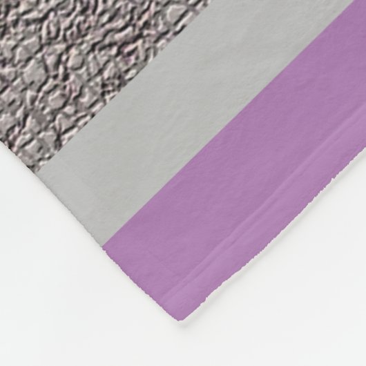 Luxury modern  Floral Roos Fleece Deken (Hoek)