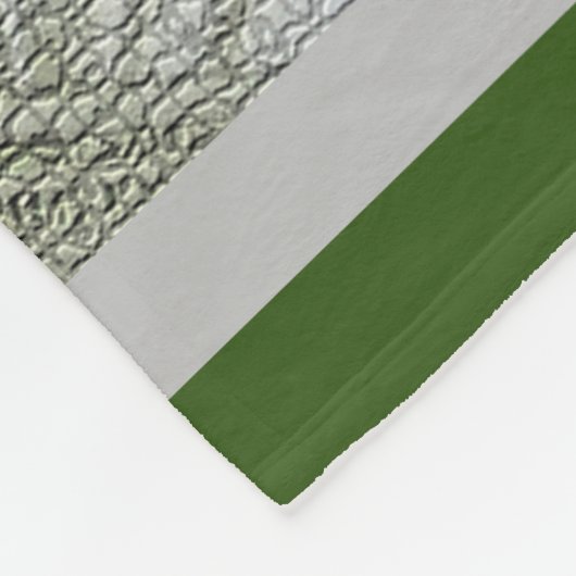 Luxury modern  Floral Roos Fleece Deken (Hoek)