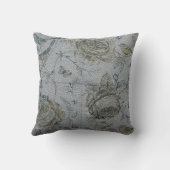 Luxury modern  Floral Roos Kussen (Achterkant)