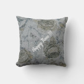 Luxury modern  Floral Roos Kussen (Voorkant)