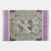 Luxury modern  Floral Roos Theedoek (Horizontaal)