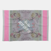 Luxury modern  Floral Roos Theedoek (Horizontaal)