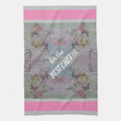 Luxury modern  Floral Roos Theedoek (Verticaal)