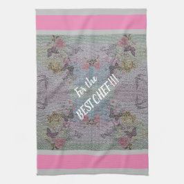 Luxury modern  Floral Roos Theedoek