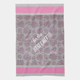 Luxury modern  Floral Roos Theedoek