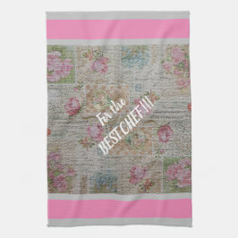 Luxury modern  Floral Roos Theedoek