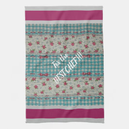 Luxury modern  Floral Roos Theedoek