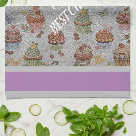 Luxury modern  Floral Roos Theedoek (Gevouwen)