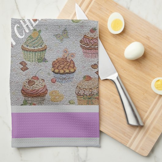 Luxury modern  Floral Roos Theedoek (Quarter Fold)