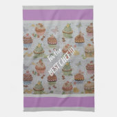 Luxury modern  Floral Roos Theedoek (Verticaal)