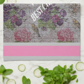 Luxury modern  Floral Roos Theedoek (Gevouwen)