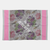 Luxury modern  Floral Roos Theedoek (Horizontaal)