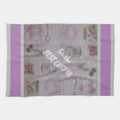 Luxury modern  Floral Roos Theedoek (Horizontaal)