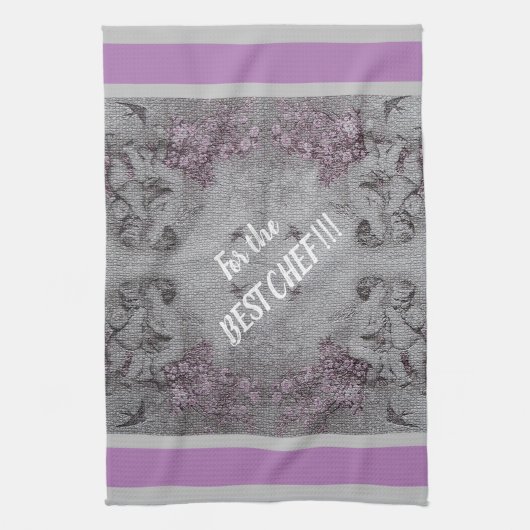 Luxury modern  Floral Roos Theedoek (Verticaal)