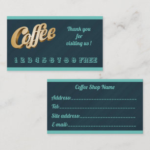 Luxury Modern Free Green Marble Coffee Visitekaartje