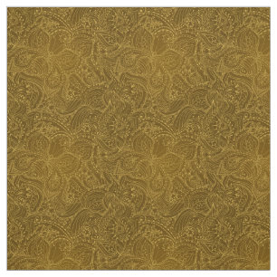 Luxury Modern Gold Natural Floral Butterfly Stof