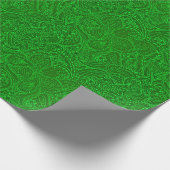 Luxury Modern Green Natural Floral Butterfly Cadeaupapier (Hoek)