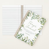 Luxury Modern Greenery Christelijk Prayer Journal Notitieboek (Binnen)