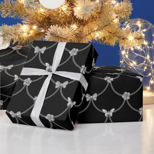 Luxury Modern Natural Floral Butterfly Cadeaupapier (Feestdagen)