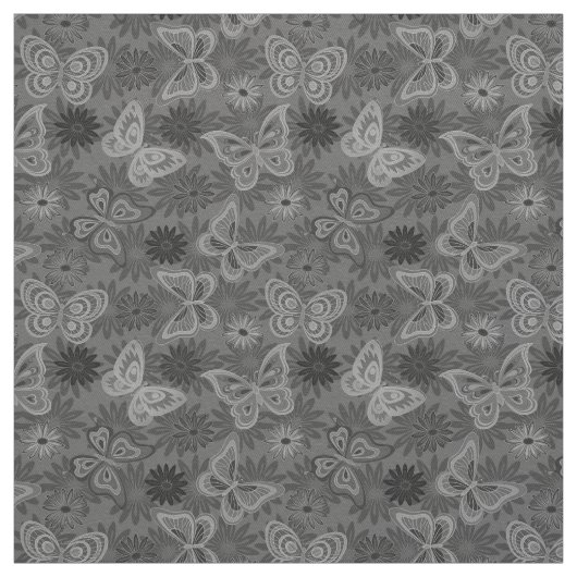 Luxury Modern Natural Floral Butterfly Stof (Swatch)