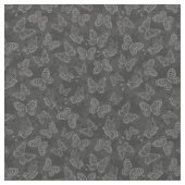 Luxury Modern Natural Floral Butterfly Stof (Close Up)