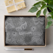 Luxury Modern Natural Floral Butterfly Tissuepapier (Geschenk)