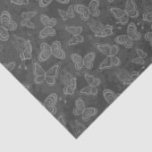 Luxury Modern Natural Floral Butterfly Tissuepapier (Detail)