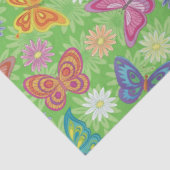 Luxury Modern Natural Floral Butterfly Tissuepapier (Detail)