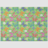 Luxury Modern Natural Floral Butterfly Tissuepapier (Voorkant)