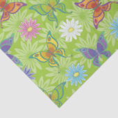 Luxury Modern Natural Floral Butterfly Tissuepapier (Detail)