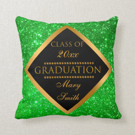 Luxury Modern past groene glitter aan Kussen