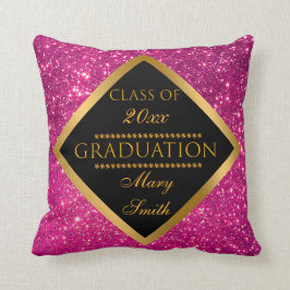 Luxury Modern past roze glitter aan Kussen