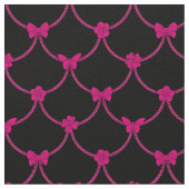 Luxury Modern Pink Natural Floral Butterfly Stof (Close Up)