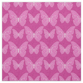 Luxury Modern Pink Natural Floral Butterfly Stof