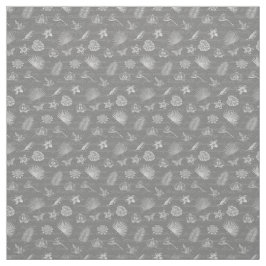 Luxury Modern Tropical Silver Natural Butterfly Stof