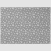 Luxury Modern Tropical Silver Natural Butterfly Tissuepapier (Voorkant)