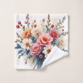 Luxury Modern Wildflowers Beautiful Collection Bad Handdoek (Wasdoekje)